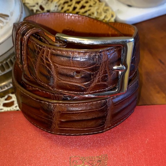 Unknown Other - Hornback Alligator  Belt MADE IN THE USA